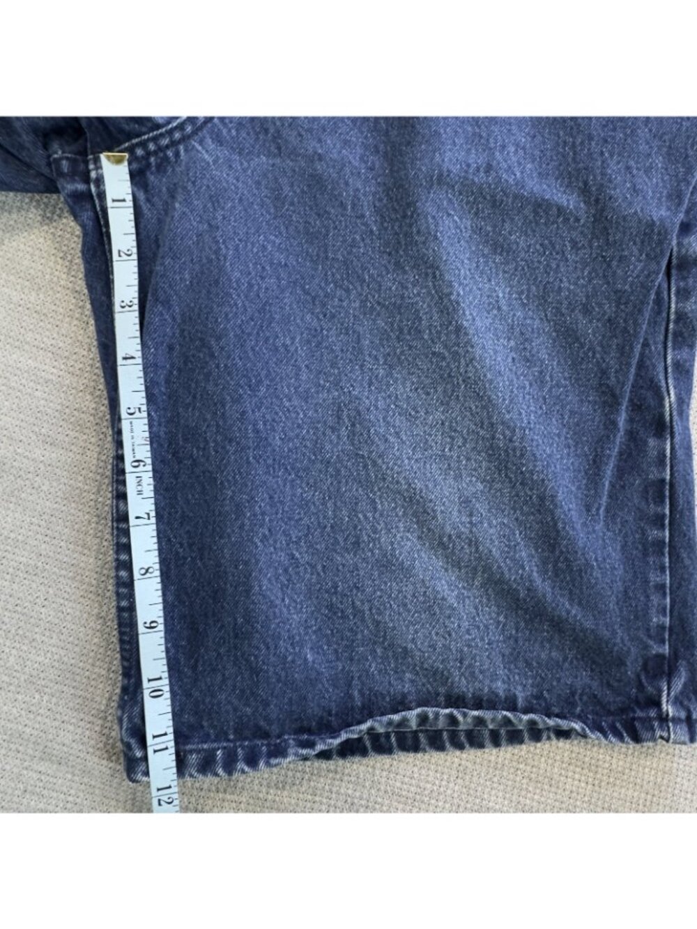 Vtg HOBO Live Like An American Jean Shorts Mens Size 31 Denim Loose Fit Blue - Picture 12 of 14